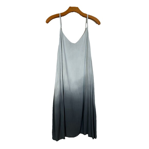 Malai Mini Tank Slip Dress, Sea Foam ombré, fully lined, Vacay Beach Dress NEW L - Picture 1 of 14